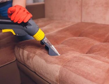 Ar po valymo baldas (kilimas) bus drėgnas?